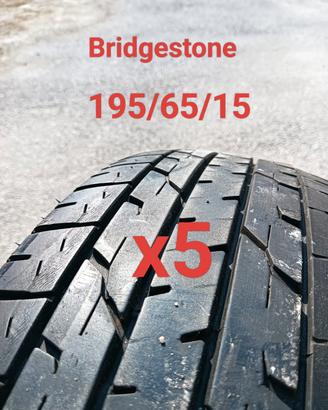 5 pneumatici BRIDGESTONE+cerchioni 
