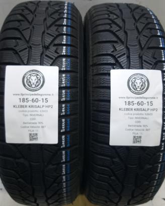 2 GOMME 185 60 15 KLEBER A63603