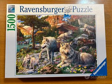 Puzzle 1500 pezzi - Lupi