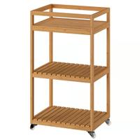 Carrello in legno di bambù ikea