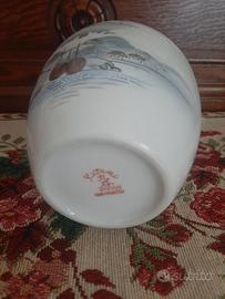 Vaso Miniatura Giapponese Kutani in Porcellana