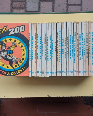 28 fumetti TEX originali, nn. 200/230, a 11 euro