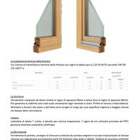 Serramenti in legno doppio vetro e porte interne