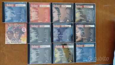 10 CD Feeling's  musica italiana ed internazionale