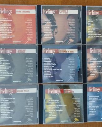 10 CD Feeling's  musica italiana ed internazionale