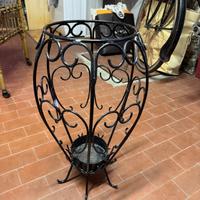 Portaombrelli in ferro battuto