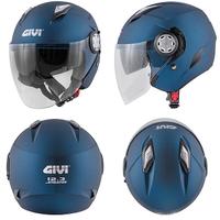 CASCO JET MOTO SCOOTER GIVI 12.3 DOPPIA VISIERA