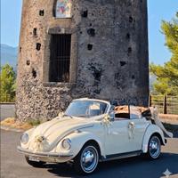 Maggiolino d'epoca per eventi e matrimoni