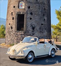 Maggiolino d'epoca per eventi e matrimoni