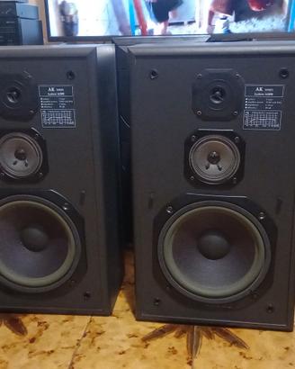 Casse Akai AK800, 80 watt rms ciascuno.