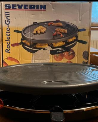 piastra raclette grill severin