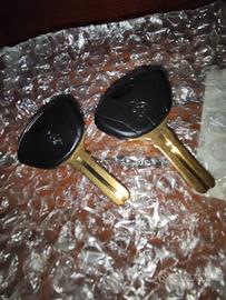 2 x Chiave moto BMW matrice non fresata