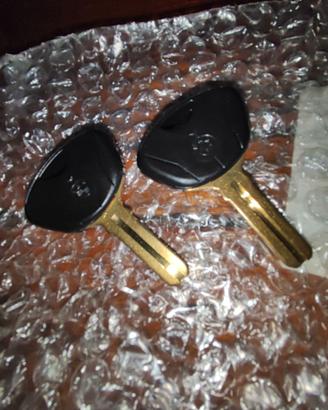 2 x Chiave moto BMW matrice non fresata