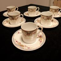 * Servizio caffè giapponese da 6 tazzine vintage