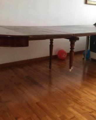tavolo antico tondo allungabile
