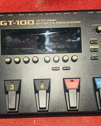 Pedaliera mutieffetto Boss GT 100