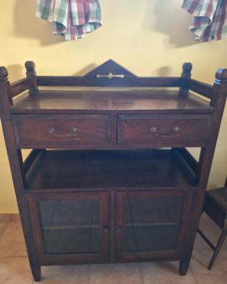 credenzina cucina in tek 