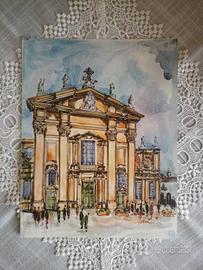 Stampa Mantova Cattedrale di San Pietro Apostolo 