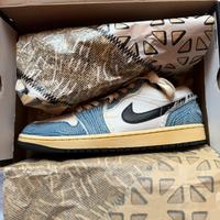 Air Jordan 1 Low SE WRMK Sashiko Denim