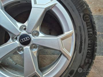 Gomme invernali con cerchi in lega audi