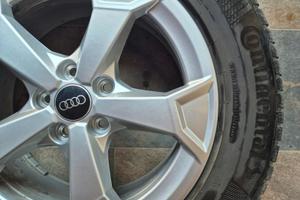 Gomme invernali con cerchi in lega audi