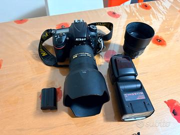 Reflex Nikon D610 + Nikkor 24-70 F2.8 e 50mm F1.8