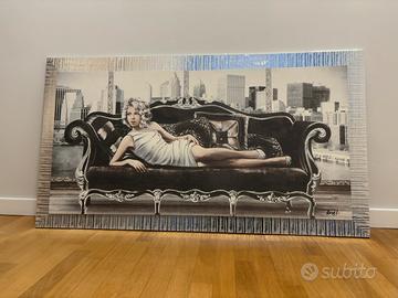 Quadro moderno in bianco e nero stile vintage