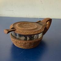 Zuccheriera Italiana Vintage in Plastica e Vetro