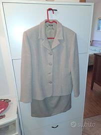 Tailleur Luisa Spagnoli lana vergine verde oliva