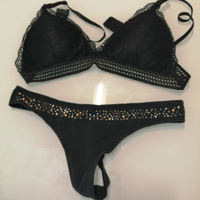 Completo intimo nero tg 3