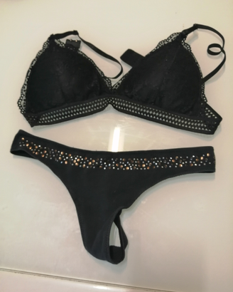 Completo intimo nero tg 3