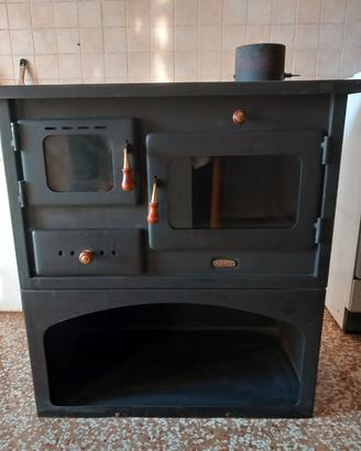 Cucina a legna con forno PRITY CS1P34 - 10 kW
