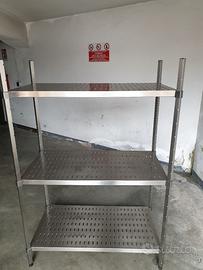 scaffale  acciaio inox 