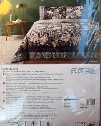 Set lenzuola Bassetti granfoulard Verona matrimon