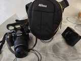 Reflex Nikon D3100+ottica 18 55 Solo 9.128 scatti