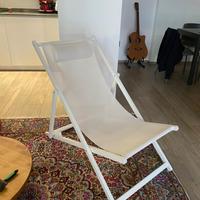 Elegante sedia sdraio reclinabile