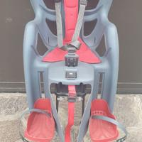 Seggiolino bici posteriore attacco al portapacchi