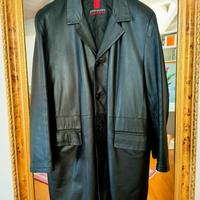 Cappotto uomo in pelle stile Matrix