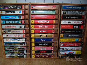 LOTTO COLLEZIONE DI 36 VIDEOCASSETTE VHS ORIGINALI