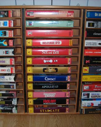 LOTTO COLLEZIONE DI 36 VIDEOCASSETTE VHS ORIGINALI
