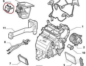 Attuatore Ricircolo Bravo - Delta - Stilo 46723705