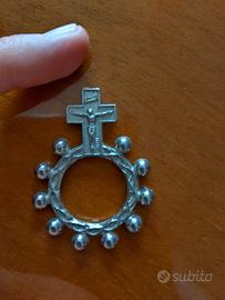 Anello rosario da dito
