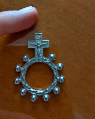 Anello rosario da dito