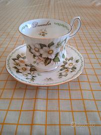 Tazza da The con piattino Queen's  Rosina China Co