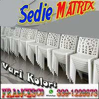 Sedia Perla-Volga-Matrix Italia Impilabili