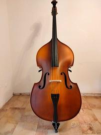 GEWA Meister contrabbasso 3/4 con stand e custodia