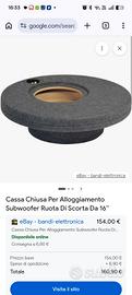 sub woofer ruota di scorta basser box senza woofer