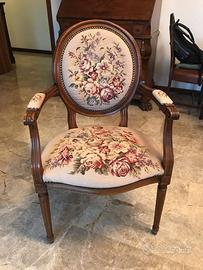 Poltroncina Luigi XVI