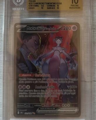 Mewtwo 231 Rivali BGS 10 pristine
