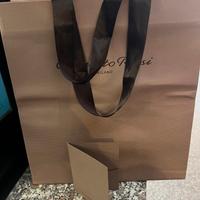 Busta carta shopping bag Gianvito Rossi+ cartoncin